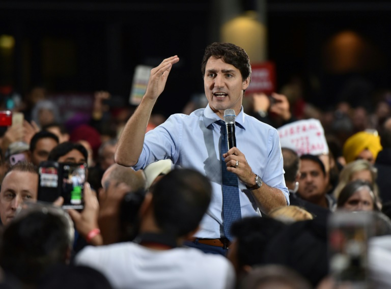 Le Canada élit ses députés, Justin Trudeau en sursis