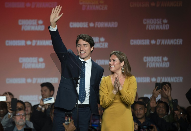 Canada: deuxième mandat, mais sans majorité, pour Justin Trudeau