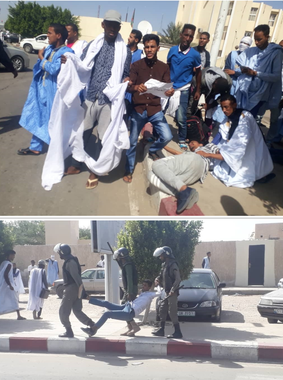 Nouakchott : Plusieurs blessés dans la dispersion d’une manifestation de bacheliers