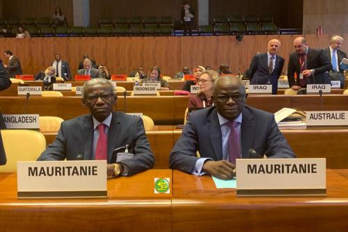 Le ministre de la fonction publique s’entretient avec la directrice du département des normes internationales au BIT