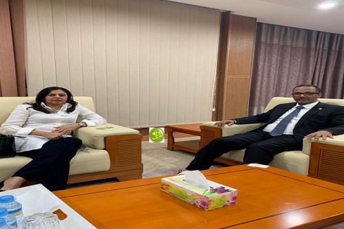 Le président du patronat mauritanien s’entretient avec l'ambassadrice de la Malaisie
