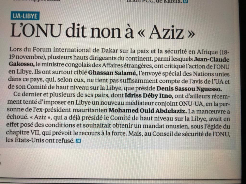 Jeuneafrique du 24 novembre 2019