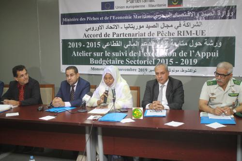 Lancement d’un atelier pour le suivi du soutien au budget sectoriel de la pêche Lancement d’un atelier pour le suivi du soutien au budget sectoriel de la pêche