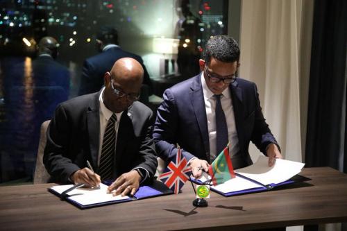 Signature d’un accord de partenariat entre la Mauritanie et BP dans le domaine des énergies propres