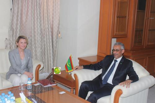 Le Délégué Général de la Solidarité Nationale reçoit le Directeur Adjoint de l'AFD en Mauritanie