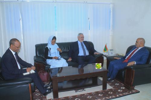 Le ministre de la pêche s’entretient avec le représentant de la Banque Mondiale en Mauritanie