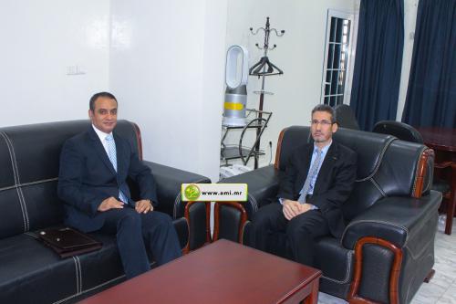 Le ministre des finances s’entretient avec l’ambassadeur d’Égypte