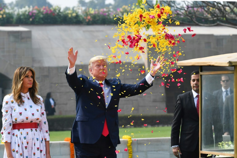 Trump en Inde: après le Taj Mahal, place au bras de fer commercial