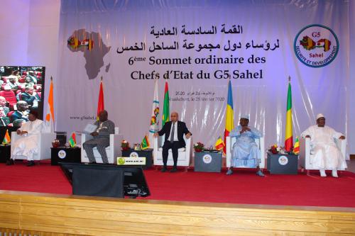 Ouverture de la 6è session ordinaire de la conférence au sommet du G5 Sahel