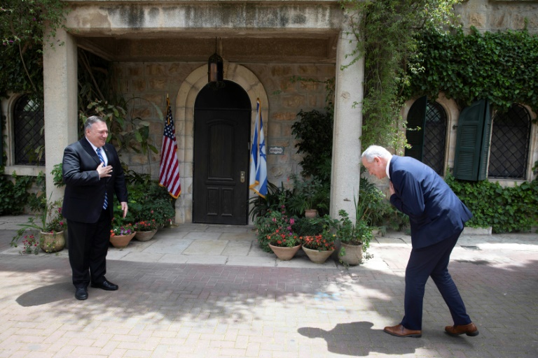 En visite à Jérusalem, Pompeo discute Iran et annexion de territoires palestiniens