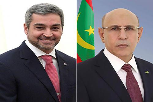 Le Président de la République félicite son homologue paraguayen