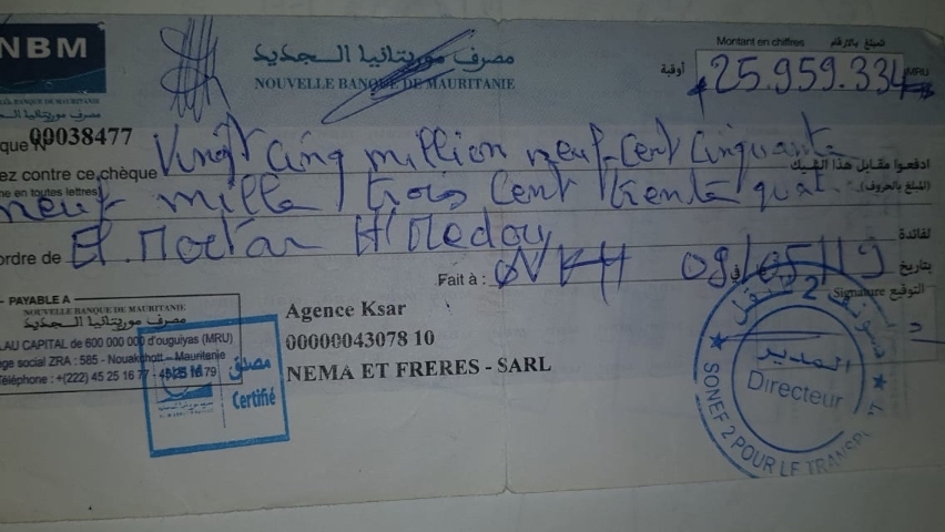 Finances/Banques: Plainte contre la NBM pour refus d'honorer un chèque certifié par elle Finances/Banques: Plainte contre la NBM pour refus d'honorer un chèque certifié par elle