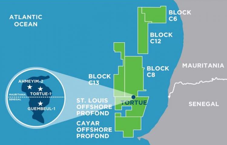 Mauritanie – Sénégal: le délai de livraison du FLNG du projet gazier Grand Tortue Ahmeyim prolongé de 11 mois