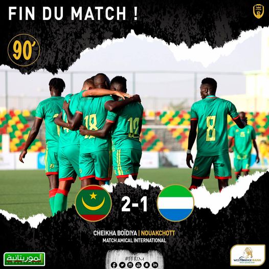 Amical : la Mauritanie s’arrache, le Congo s’incline