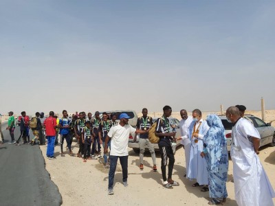 Nouadhibou/Championnat scolaire : Une importante délégation accueille l’Equipe victorieuse dans la joie