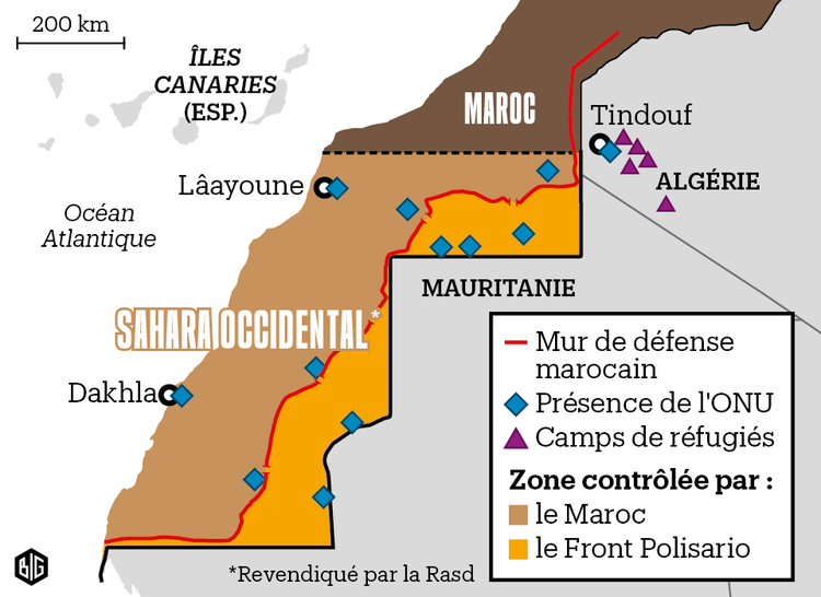 Des routiers en détresse à la frontière mauritano-sahraouie