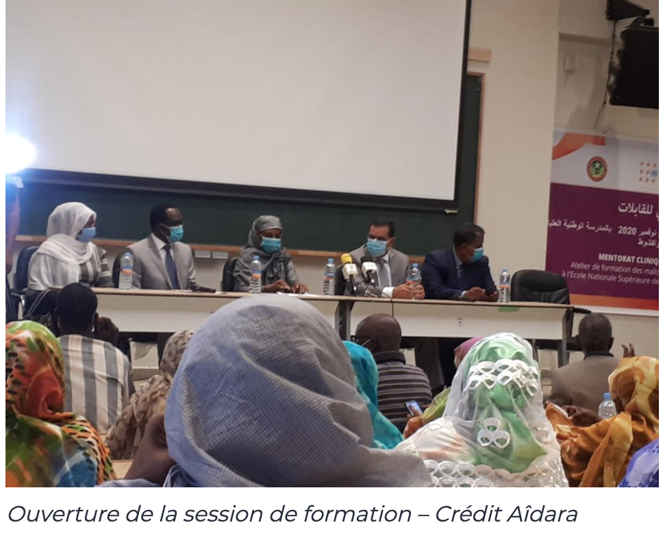 Mentorat clinique des sages-femmes : démarrage de la première formation à Nouakchott