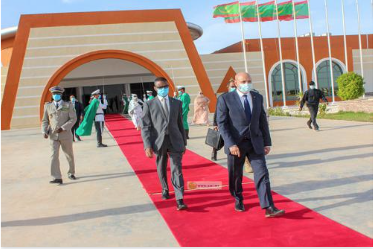 Le Président de la République quitte Nouakchoo à destination de la wilaya du Gorgol Nouakchott,  15/11/2020