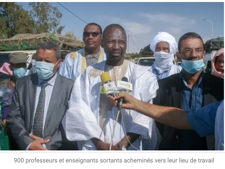 900 professeurs et enseignants sortants acheminés vers leur lieu de travail