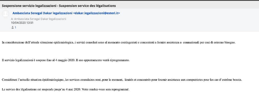 Sérieux déséquilibre diplomatique entre la Mauritanie et l’Italie jusqu’au Sénégal…