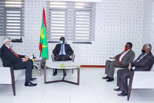 Le ministre des affaires économiques reçoit l’ambassadeur sud-africain