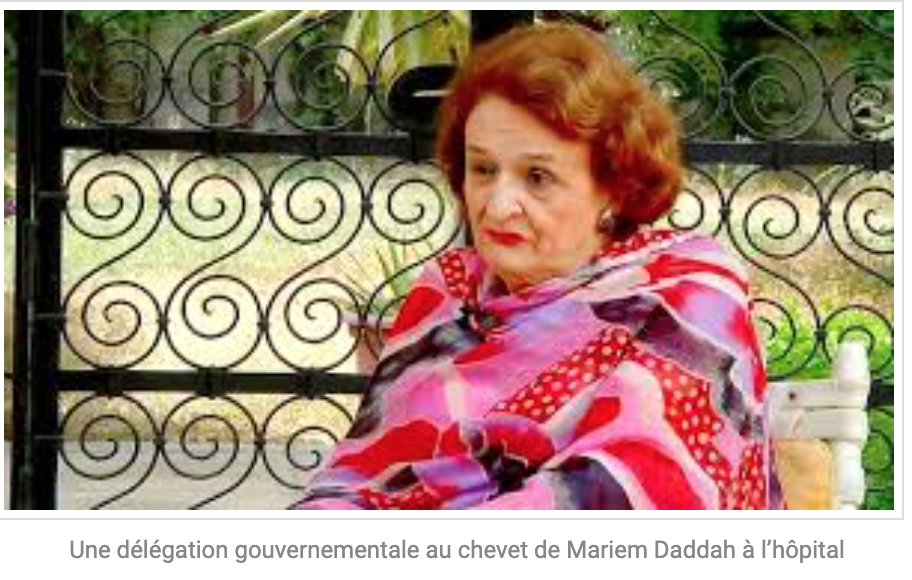 Le gouvernement suit avec attention l'état de santé de Mariem Daddah