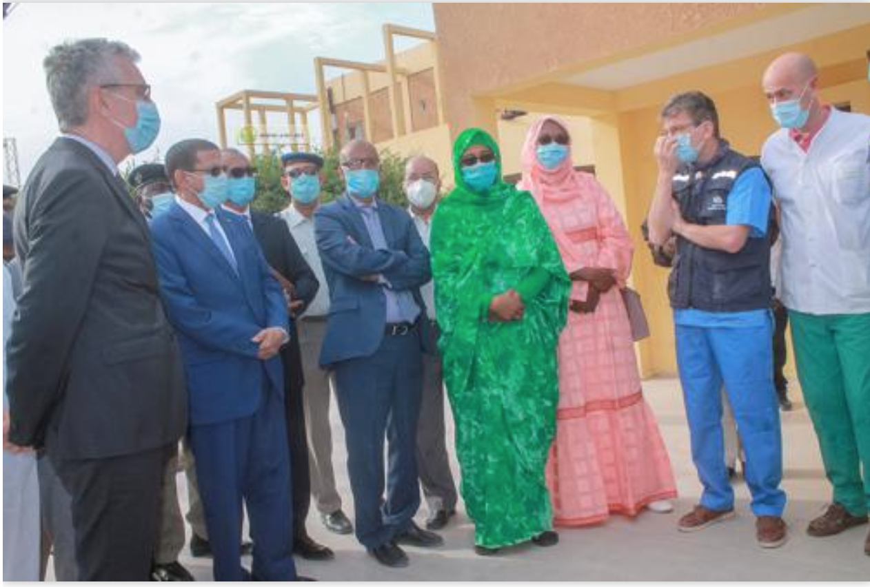 Le ministre de la santé visite deux unités de prise en charge de malades de la covid 19