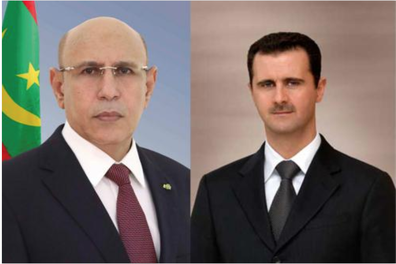 Le Président de la République félicite son homologue syrien