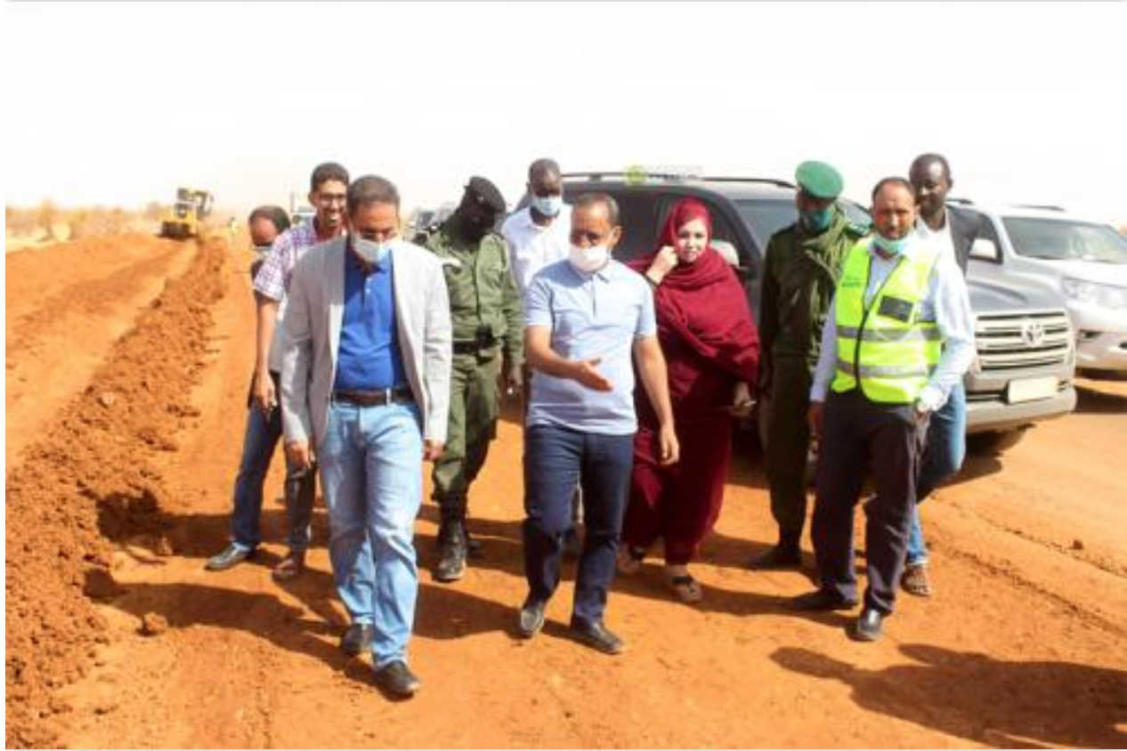 Le ministre de l'Équipement s’enquiert de l’avancement de travaux routiers sur l’axe Nouakchott-Aleg