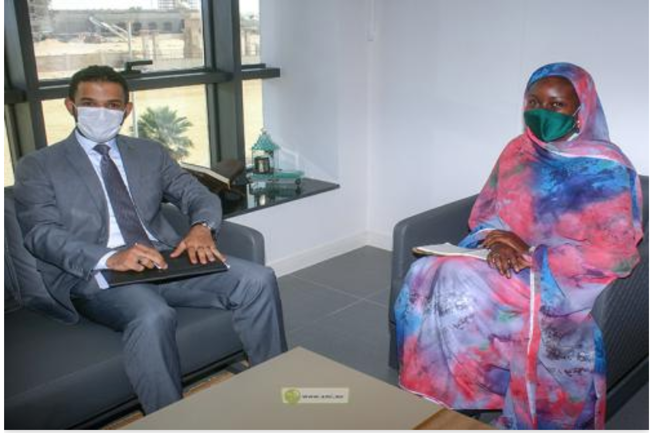 La directrice de l'Agence de promotion des investissements rencontre le chargé d'affaires soudanais