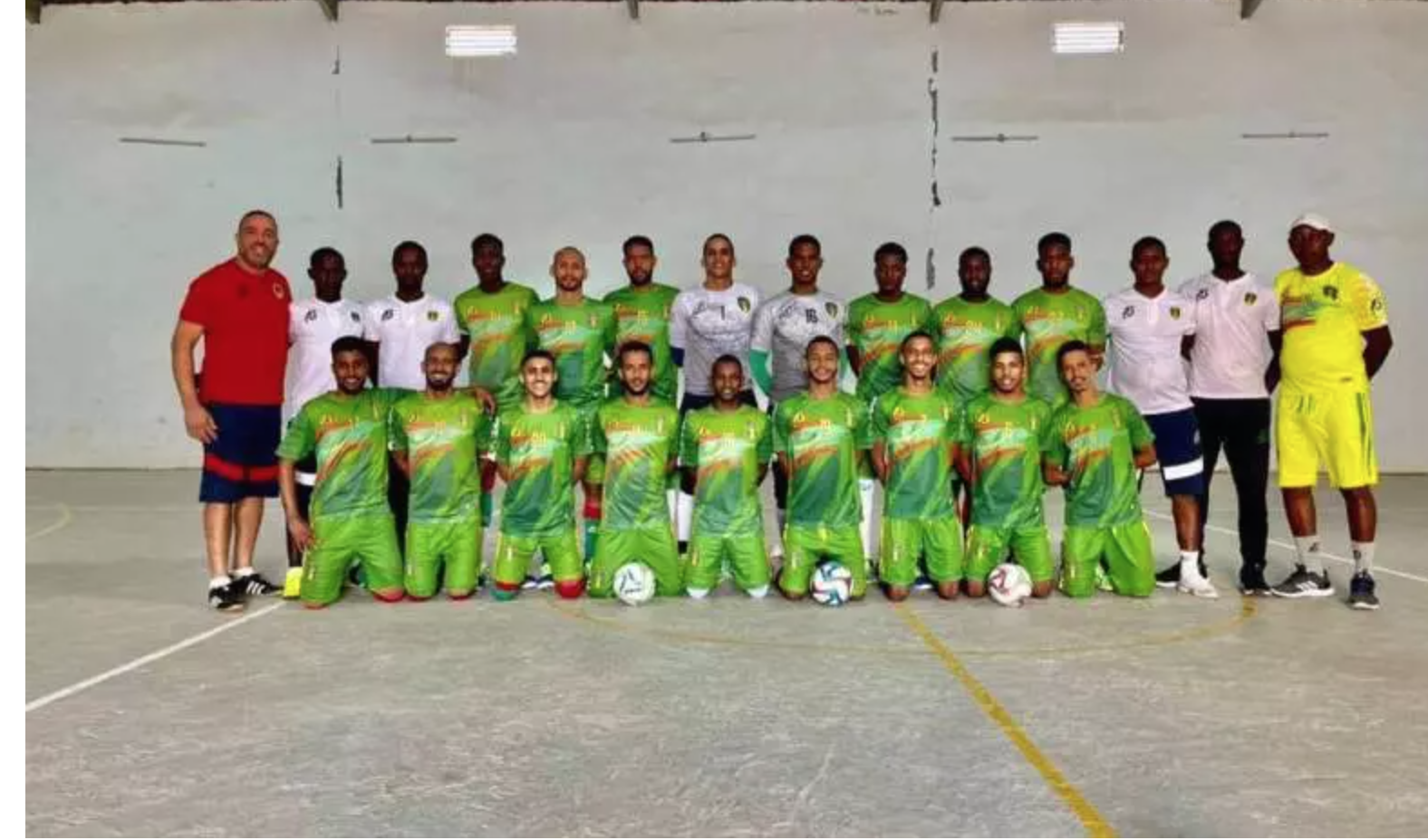 La Mauritanie présente au championnat arabe de foot-Salles