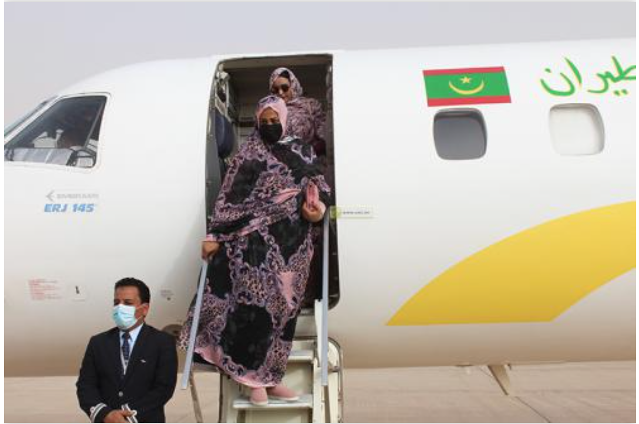 La Première Dame regagne Nouakchott
