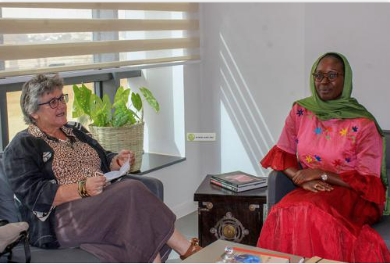Visite de la directrice de l'AFD Mauritanie à l’APIM Visite de la directrice de l'AFD Mauritanie à l’APIM