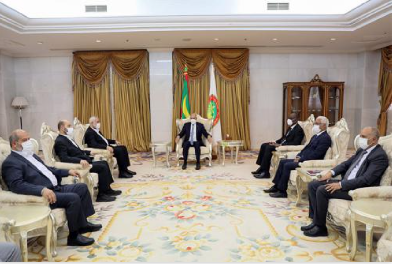 Le Président de la République reçoit une délégation du mouvement Hamas
