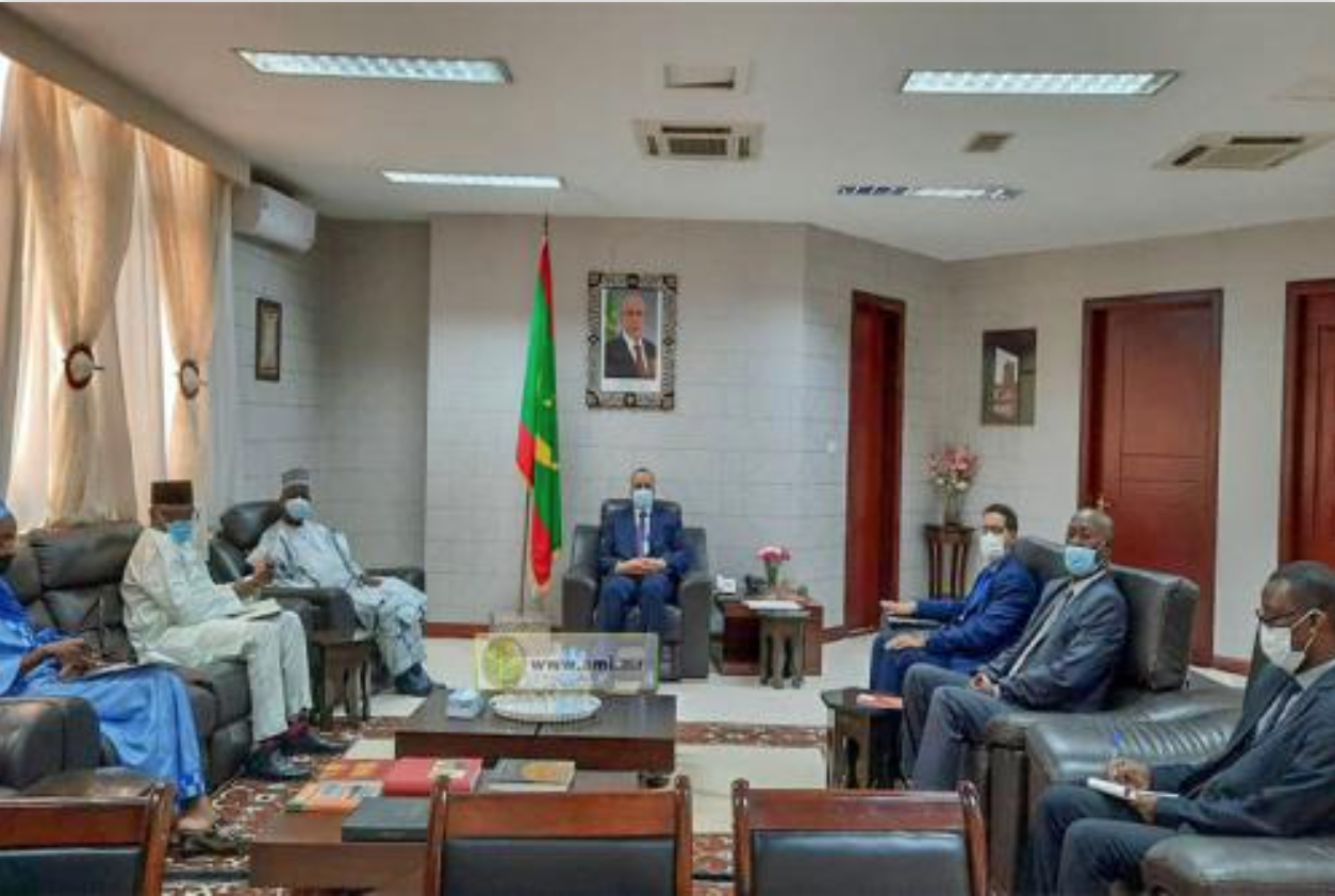 Le ministre des Affaires étrangères reçoit les copies figurées des lettres de créance du nouvel ambassadeur nigérien Nouakchott,  22/06/2021