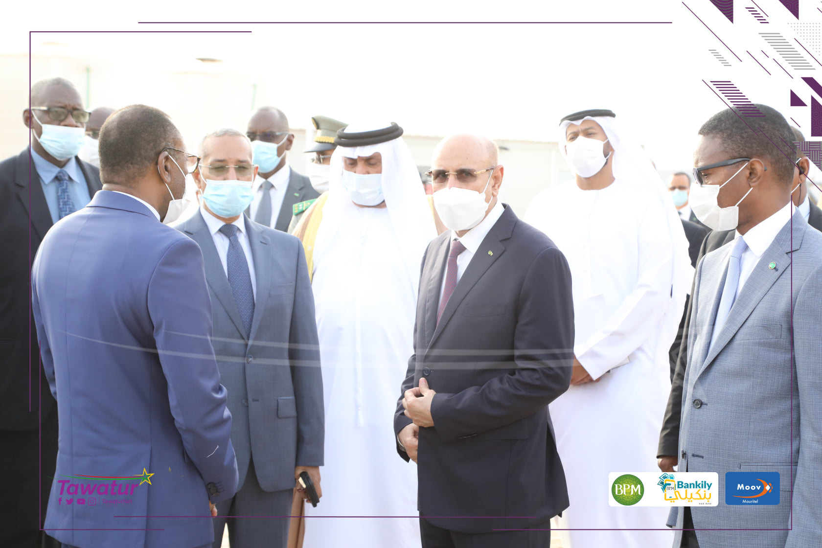 Nouakchott : Le Président de la République inaugure l’hôpital mobile Mohamed Ben Zayed