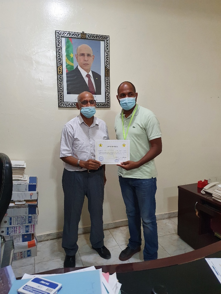 Le maire de sebkha Aboubacar Soumaré  honoré par le marathon international de Nouadhibou