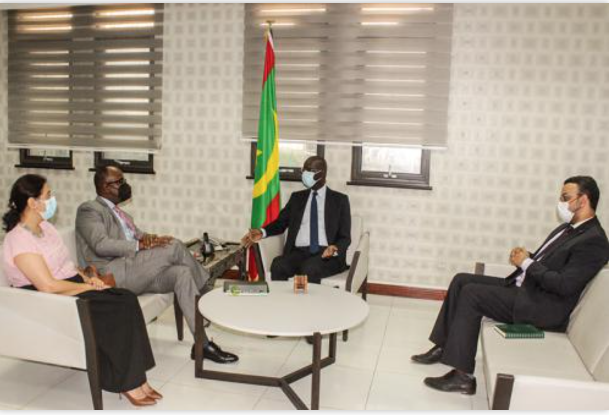 Le ministre des Affaires économiques reçoit le directeur des opérations chargé de la Mauritanie