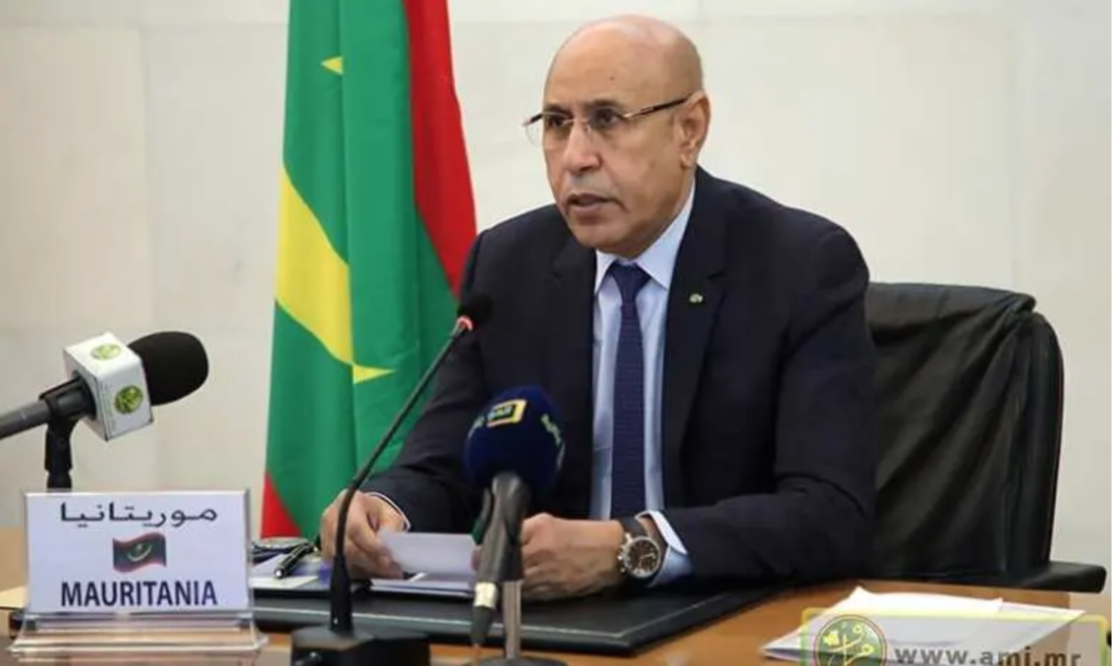 Le président Ghazouani sera le deuxième orateur lors du sommet sur le climat