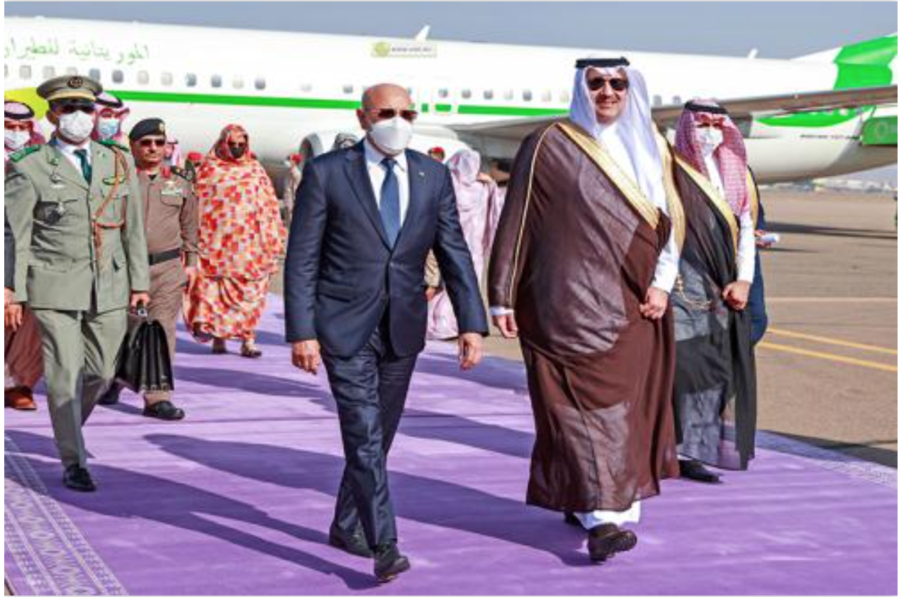 Le Président de la République arrive à Médine Le Président de la République arrive à Médine