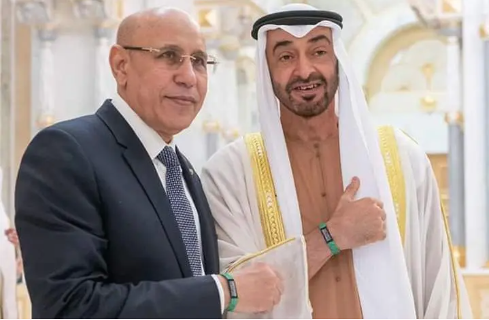 Les responsables émiratis félicitent le président Ghazouani à l’occasion de la fête de l’indépendance