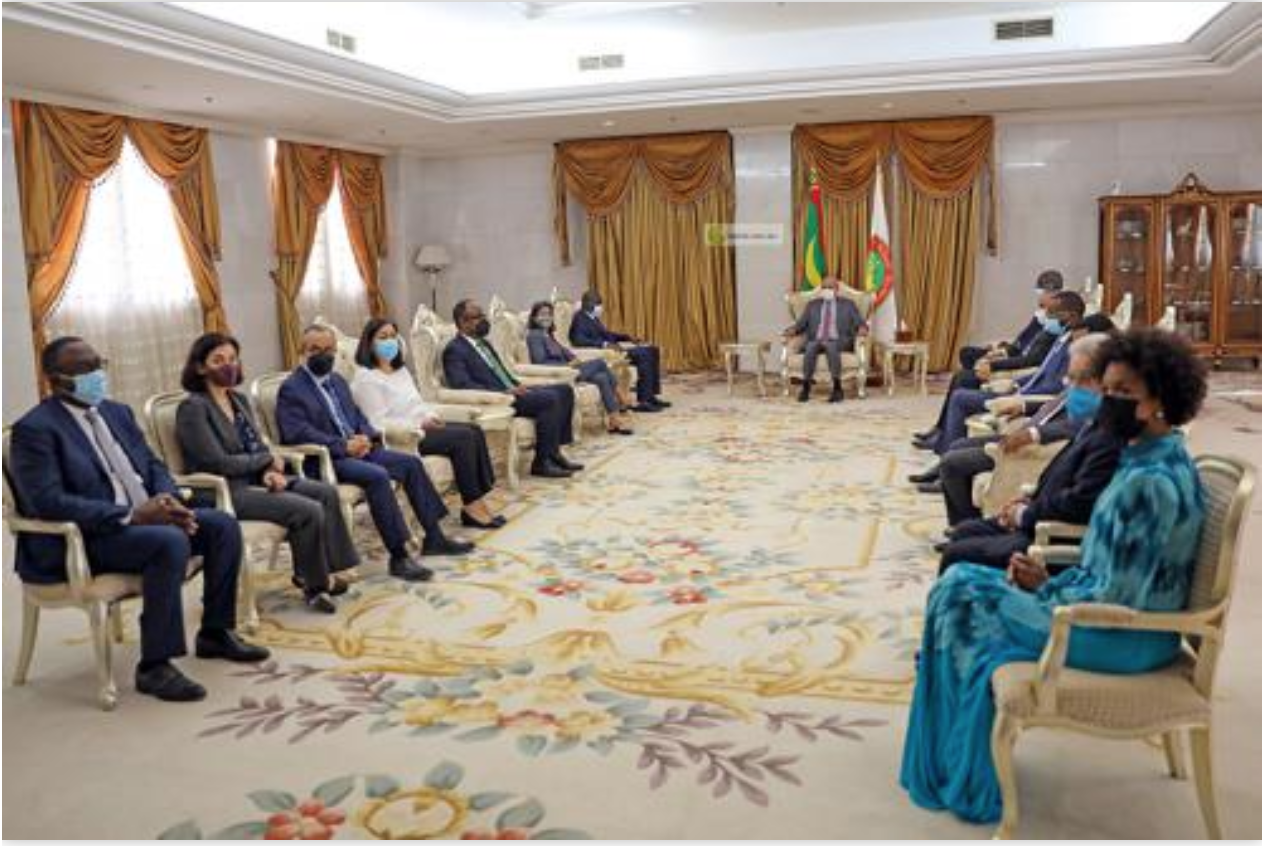 Le Président de la République reçoit en audience le vice-président de la Banque mondiale pour l’Afrique de l’Ouest et du Centre Le Président de la République reçoit en audience le vice-président de la Banque mondiale pour l’Afrique de l’Ouest et du Centre