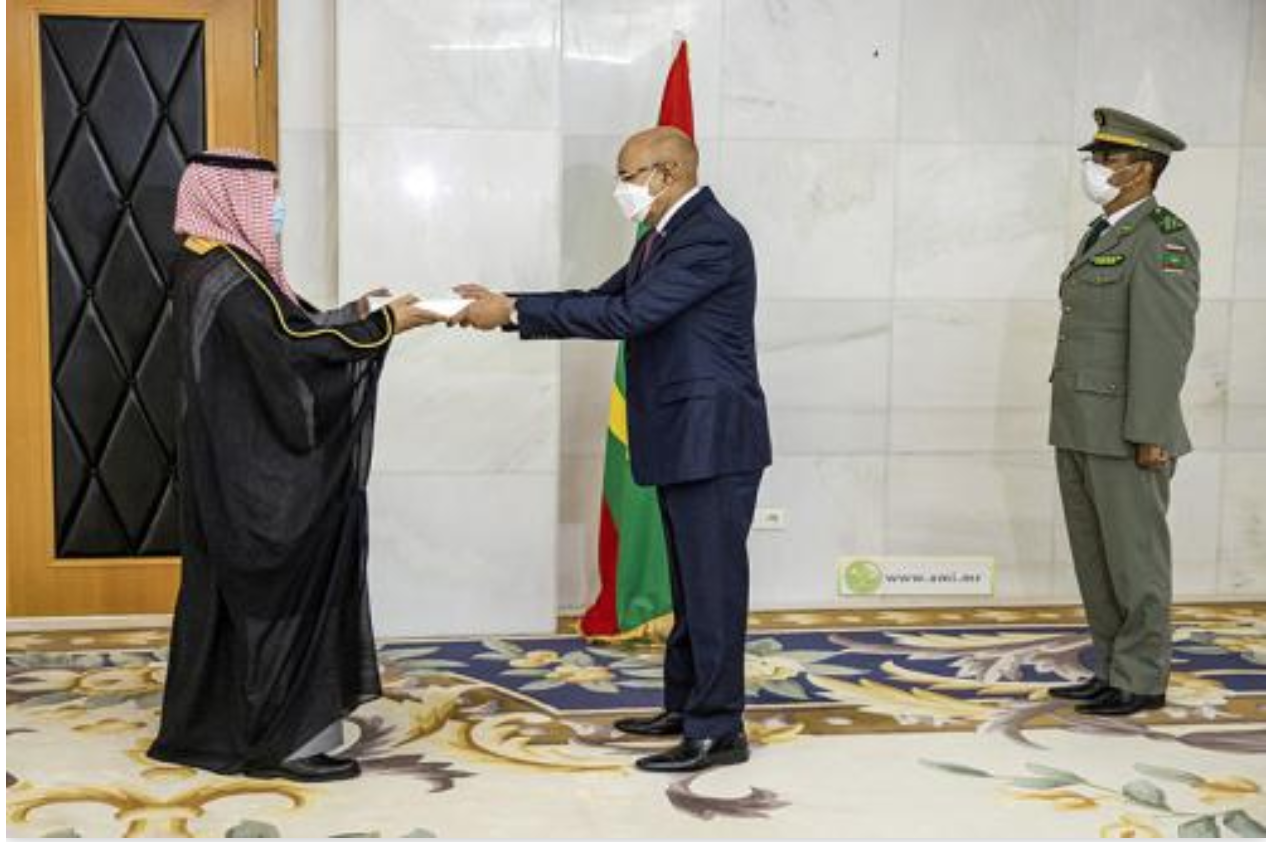 Le Président de la République reçoit les lettres de créance de l'ambassadeur d'Arabie saoudite