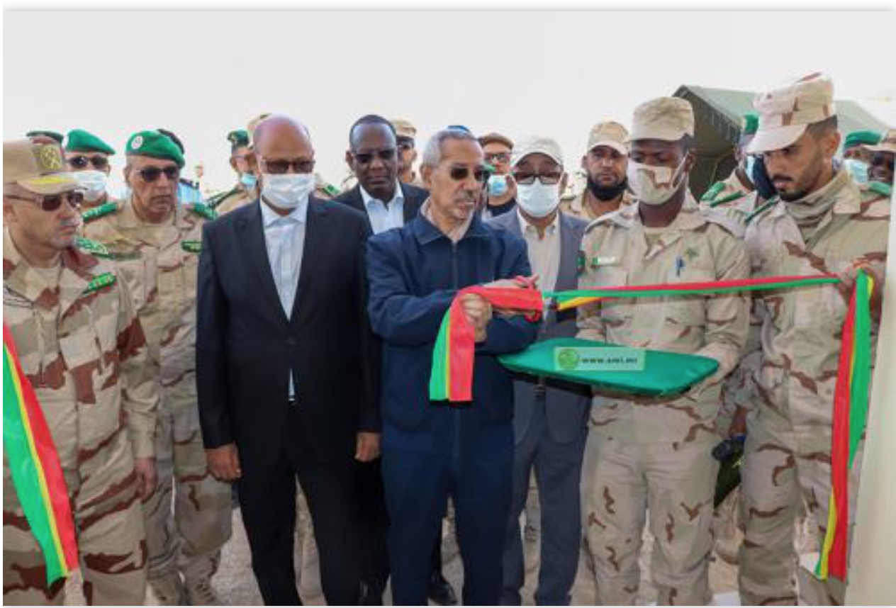 Inauguration du QG du 62e bataillon d'infanterie mobile et d’une chambre froide de légumes d'une capacité d’un millier de tonnes