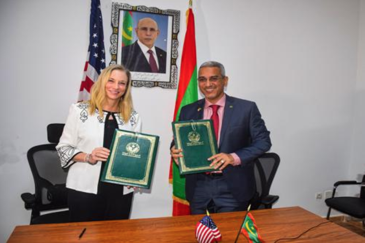 Signature d'un accord entre la Mauritanie et les États Unis d'Amérique dans le domaine Hydraulique