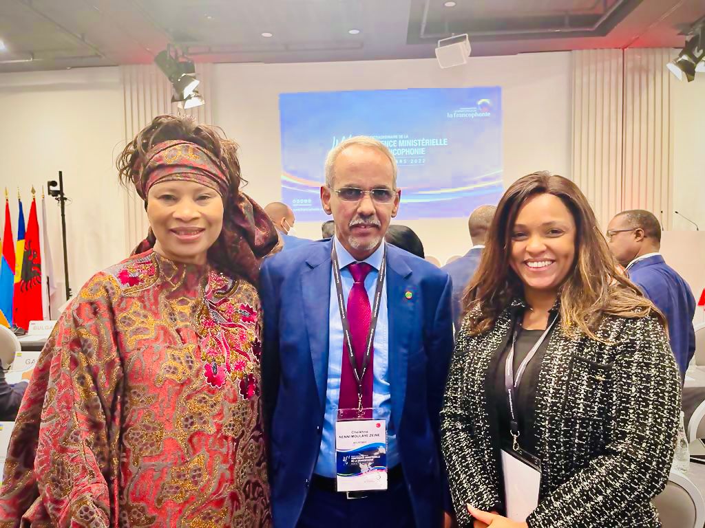 son excellence Cheikhna Ould Nenni avec les ministres sénégalaise et Bissau-guinéenne des affaires étrangères