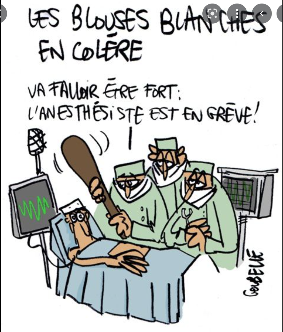 Les médecins des unités Covid manifestent devant le ministère de la Santé