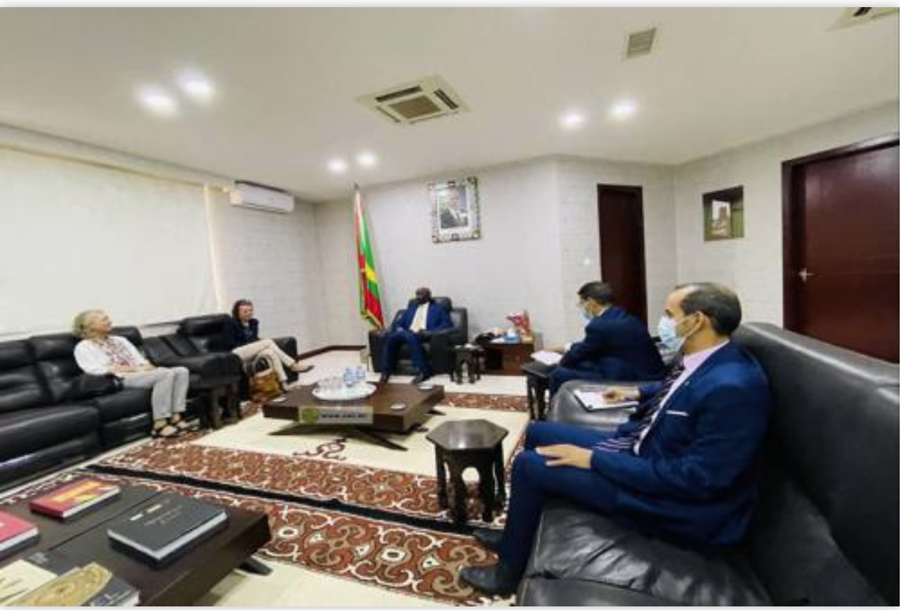 Le ministre des Affaires étrangères reçoit l’ambassadrice d’Allemagne Le ministre des Affaires étrangères reçoit l’ambassadrice d’Allemagne