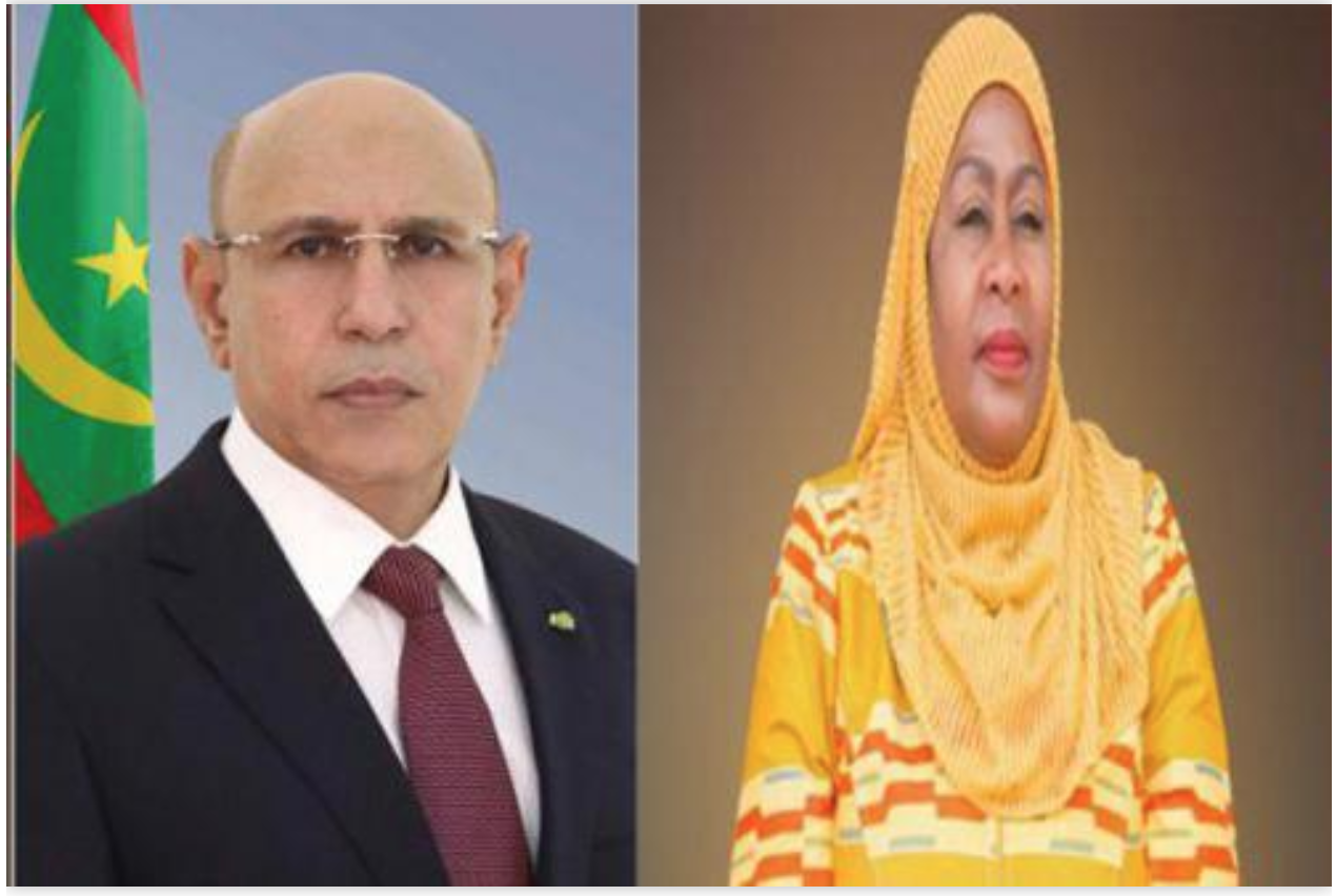 Le Président de la République réitère son homologue tanzanien la détermination de la Mauritanie à renforcer la coopération bilatérale