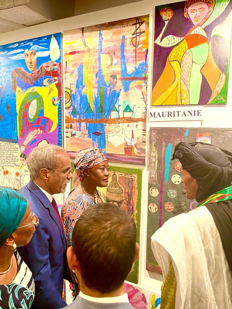 La délégation mauritanienne à la semaine africaine de l'Unesco- Edition 2022 ( photos )